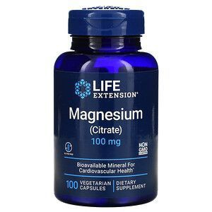 Life Extension Magnesium (Citrate) 100 mg - Магний 100 вегетарианских капсул  #1