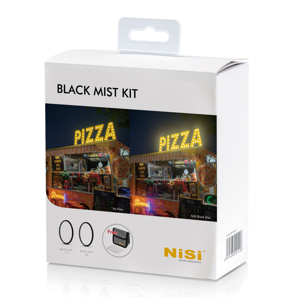 Набор круглых светофильтров NiSi BLACK MIST KIT 67mm (Black Mist 1/4, 1/8, футляр)  #1