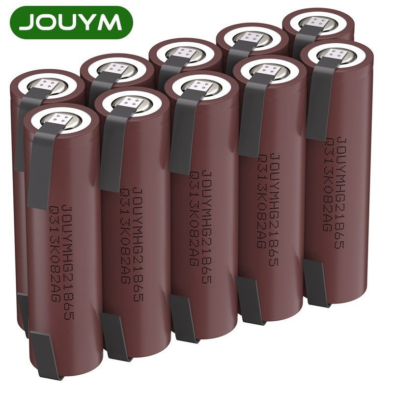 JOUYM Аккумуляторная батарейка 18650, 3,7 В, 10 шт #1