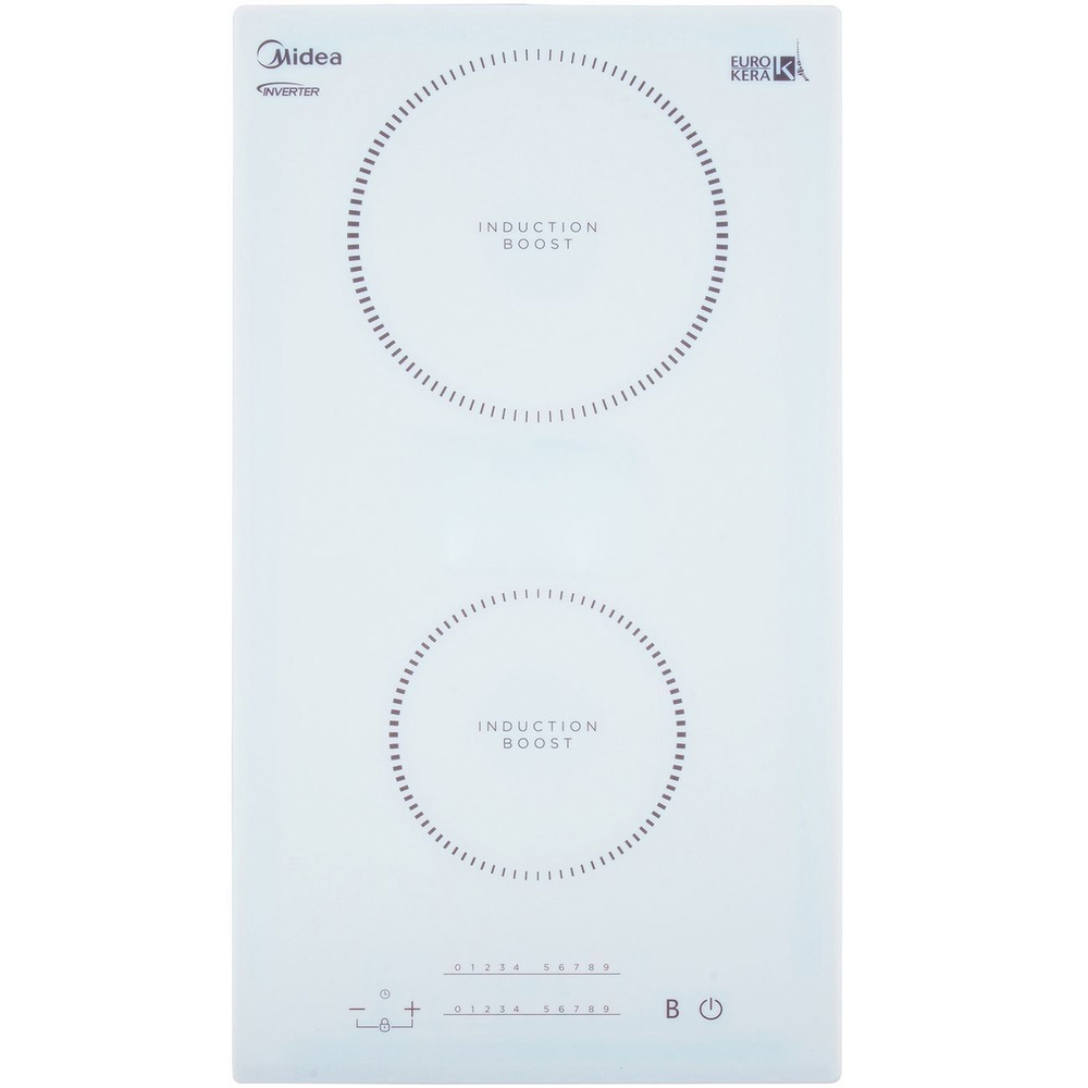 Встраиваемая модульная индукционная панель независимая Midea MIH32730FW ...