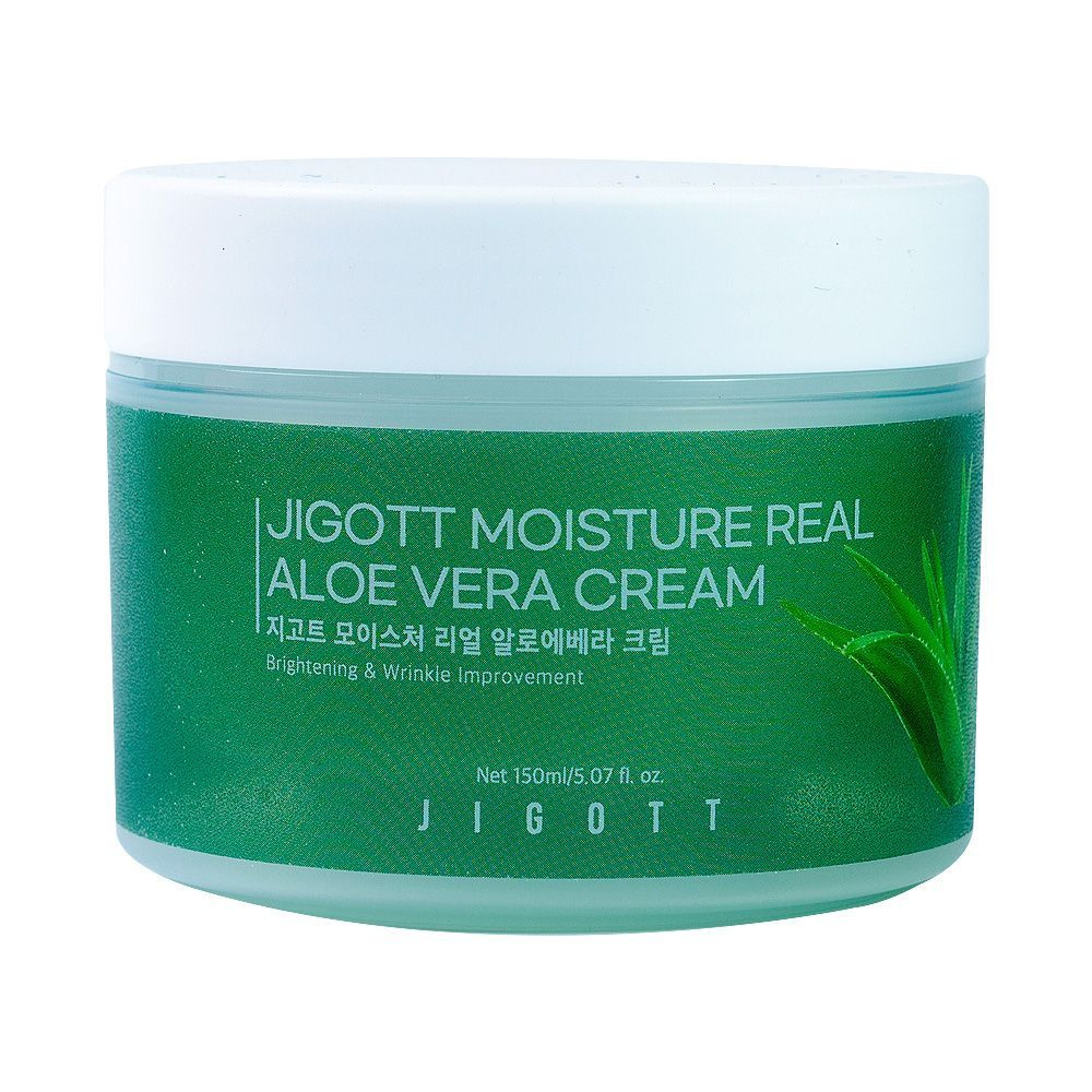 JIGOTT Крем для лица АЛОЕ Moisture Real Aloe Vera Cream, 150 мл #1