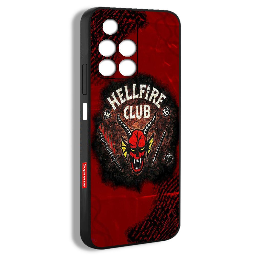 Чехол для смартфона Подходит для Xiaomi Redmi 10 2022 Очень странные дела  Hellfire Club stranger things логотип - купить с доставкой по выгодным  ценам в интернет-магазине OZON (1149439343)