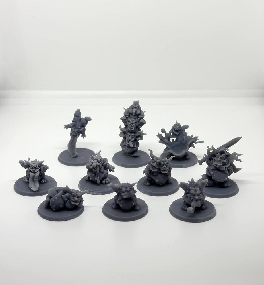 Набор миниатюр Daemons of Nurgle Nurglings / Нурглинги Демонов Нургла  Warhammer 40