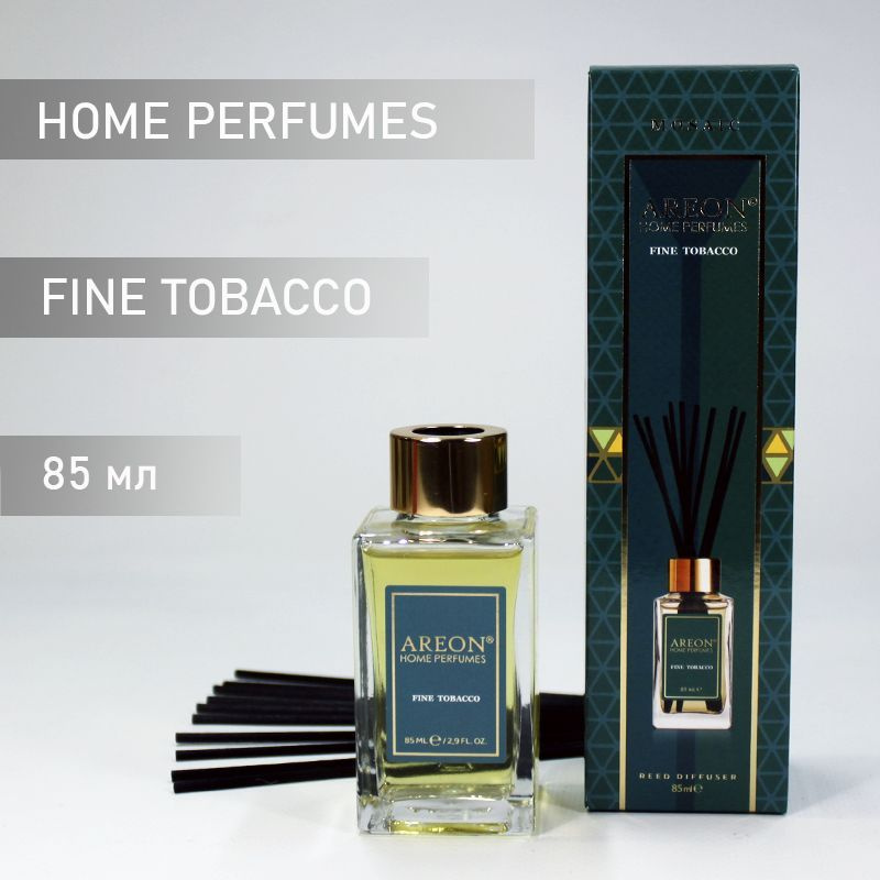 Ароматизатор интерьерный AREON Premium Mosaik (банка, деревянные палочки) Fine Tobacco 85 мл  #1