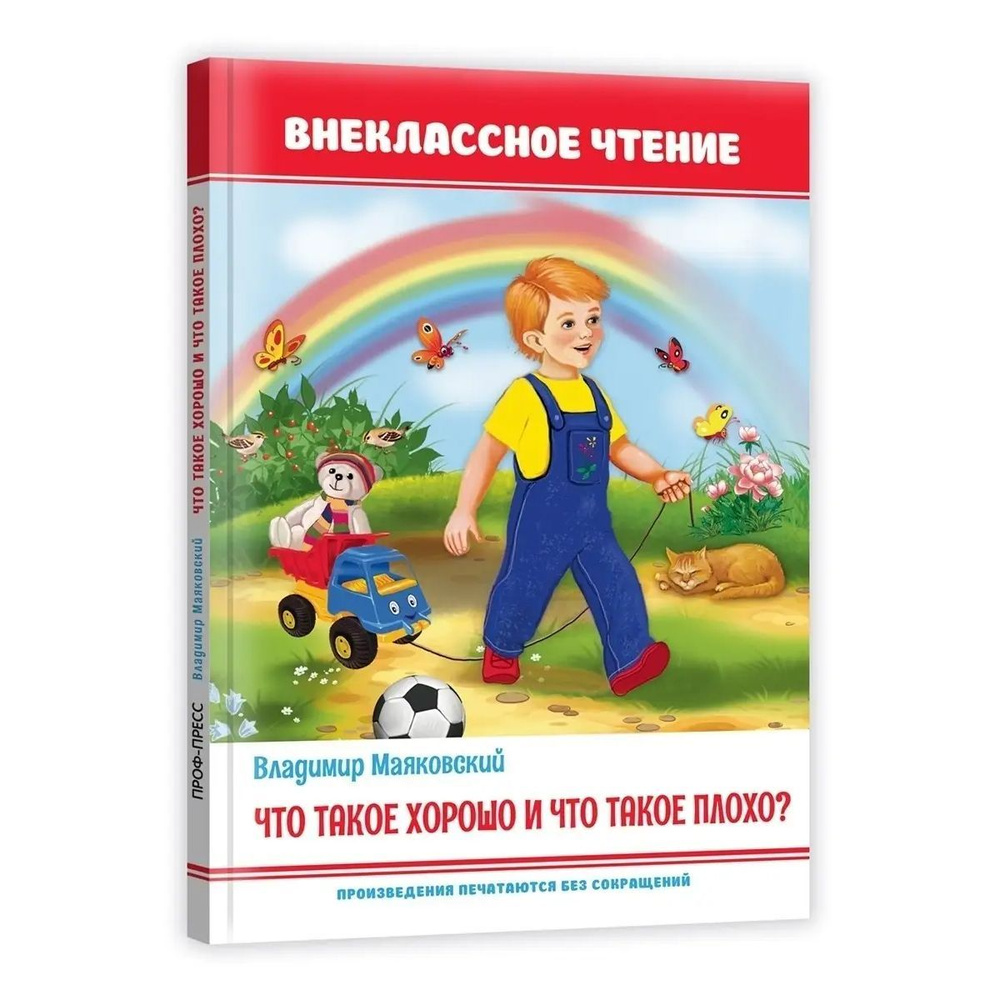 ВНЕКЛАССНОЕ ЧТЕНИЕ. Что такое хорошо и что такое плохо, 64 стр. | Маяковский  Владимир Владимирович - купить с доставкой по выгодным ценам в  интернет-магазине OZON (1160264721)