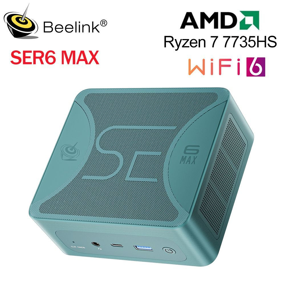 BEELINK SER6 MAX RYZEN 7735HS 4.75GHZ プロセッサー ミニ PC、32G