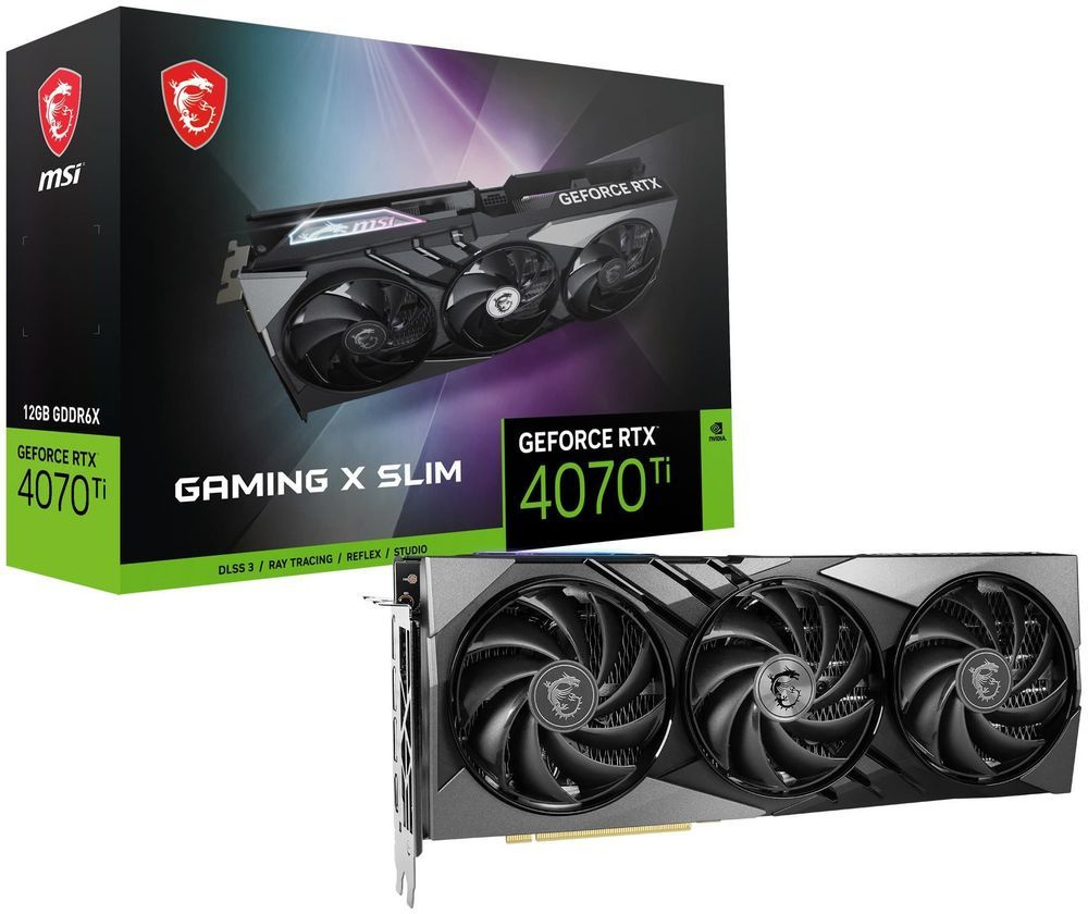 Видеокарта MSI GeForce RTX 4070 Ti, 12 ГБ - купить по низким ценам в  интернет-магазине OZON (1185976492)