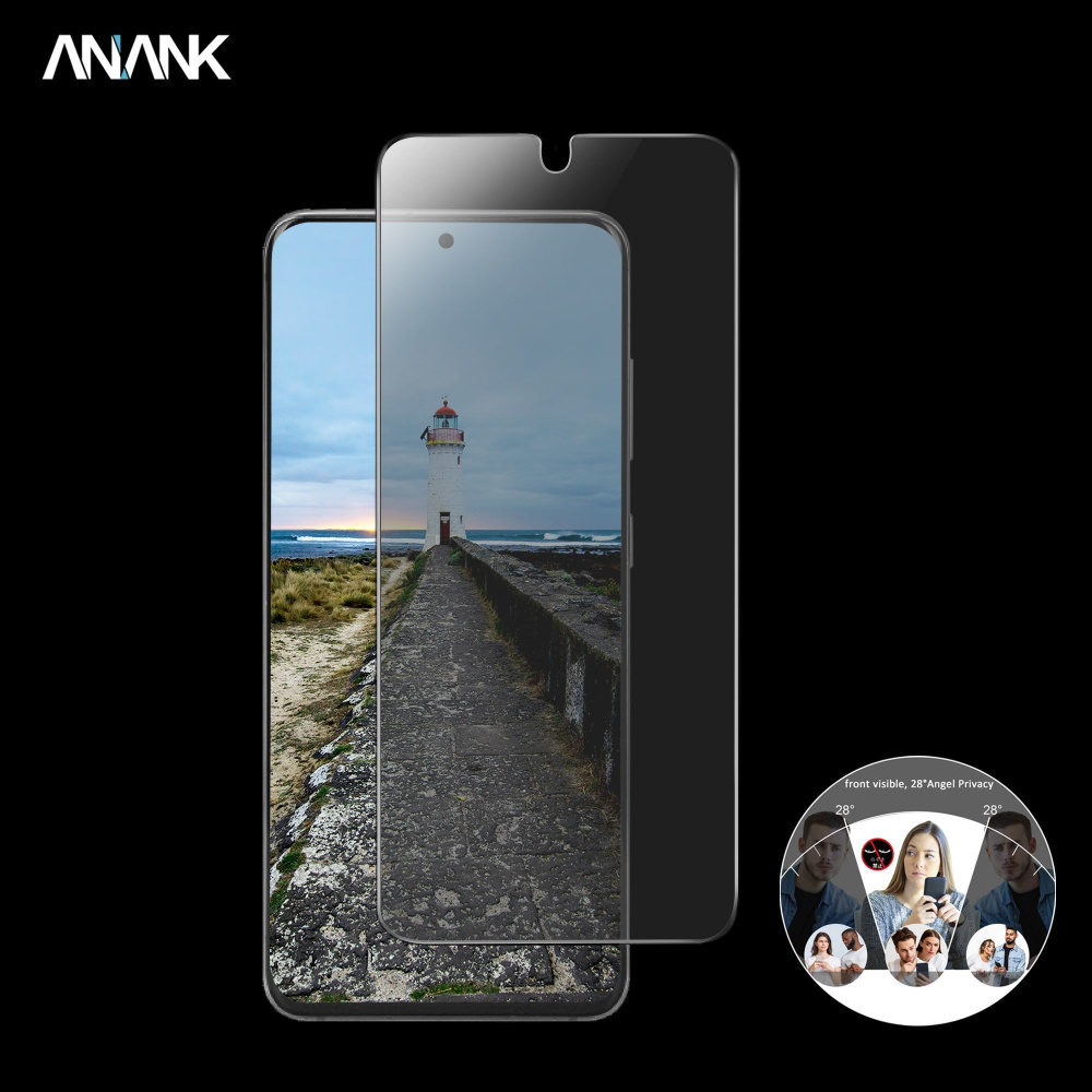 Защитное стекло Anank for Galaxy S23+ 3D Reinforced Edges Privacy - купить  с доставкой по выгодным ценам в интернет-магазине OZON (1200713788)