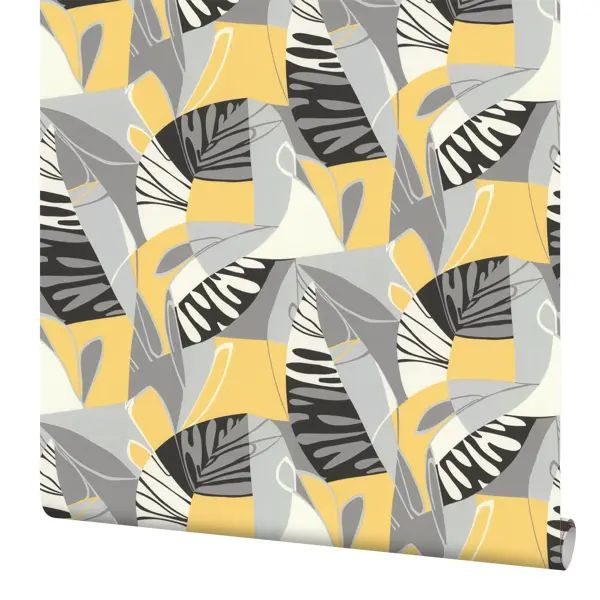Обои флизелиновые Палитра Polynesia желтые 1.06 м PL71946-43 - купить ...