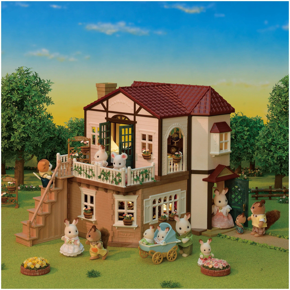 Большой классический дом Sylvanian Families со светом 2086 - купить с  доставкой по выгодным ценам в интернет-магазине OZON (1217032547)