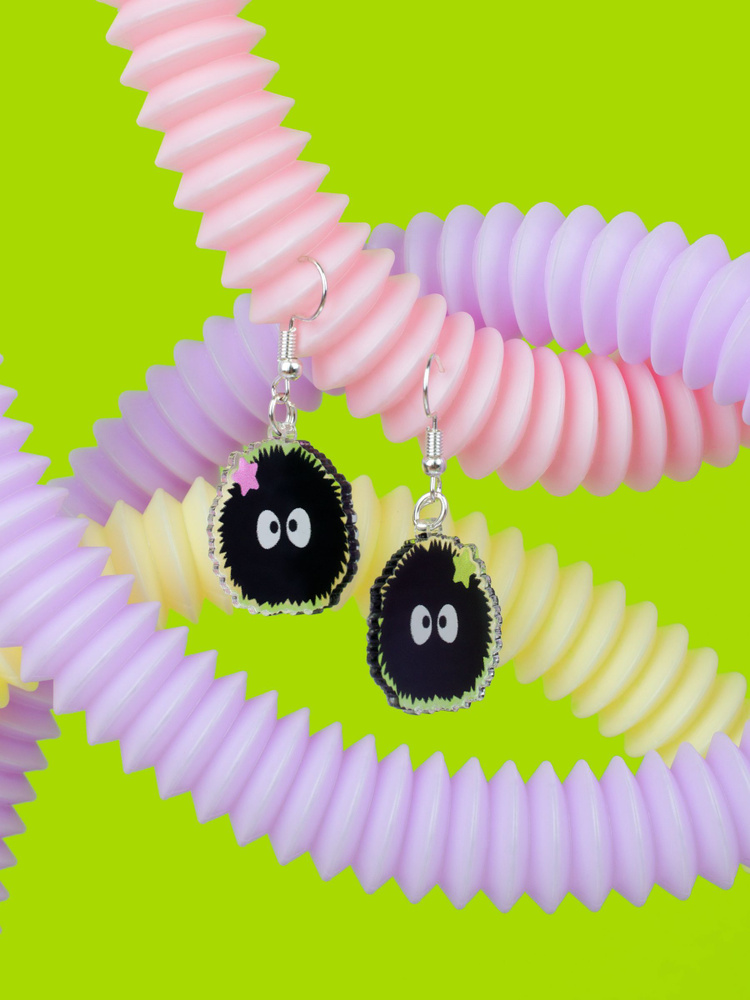 Сережки бижутерия Serejka Унесенные призраками/ Миядзаки - купить с ...