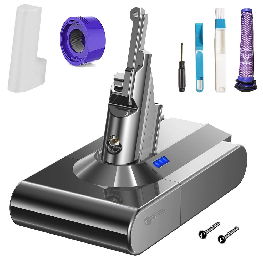 Аккумулятор для Dyson V8 / V8 Absolute / SV10 21,6 В Li-Ion (5000 мАч ...