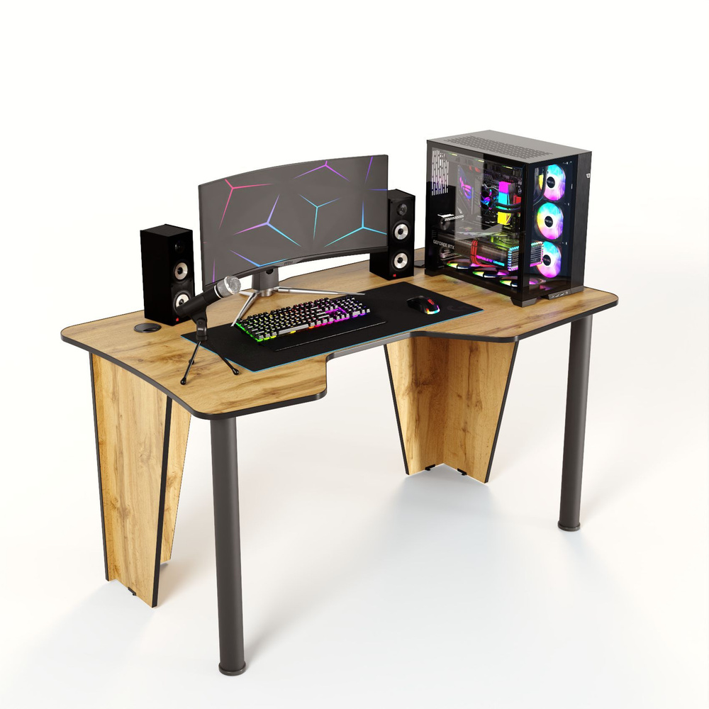 Игровой компьютерный стол Gamer Comfort Classic, 140х80х75 см - купить ...