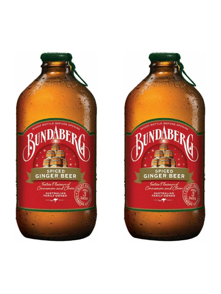 Газированный напиток Bundaberg Spiced Ginger Beer Пряный Имбирь 375мл х 2шт  #1