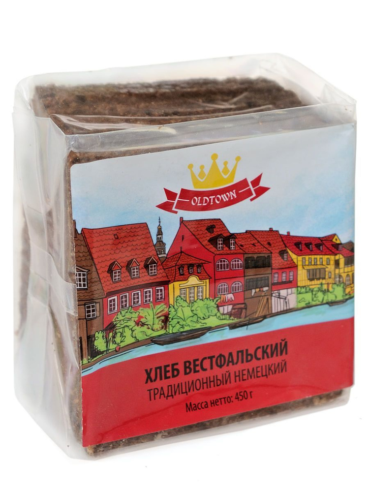 Хлеб Вестфальский, Old Town, традиционный немецкий 450 грамм  #1