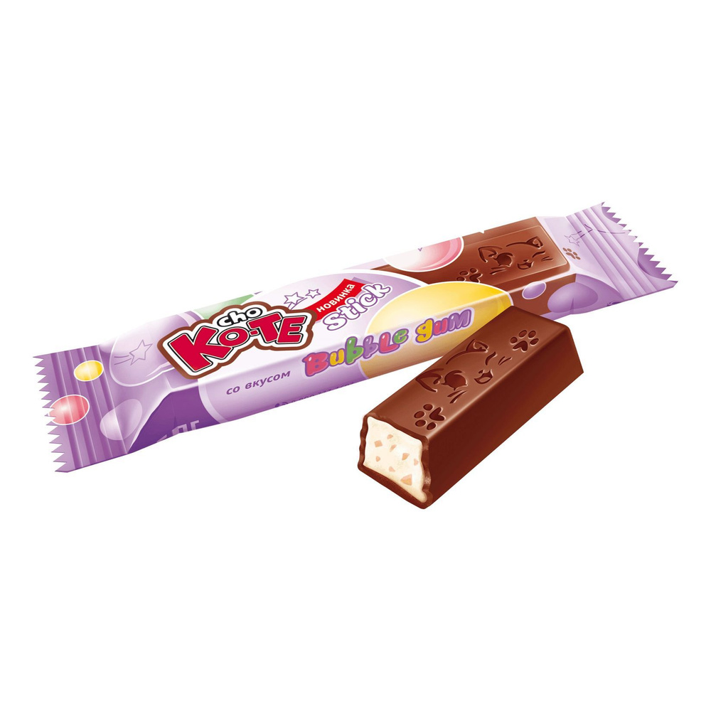 Конфеты шоколадные "CHO KO-TE BUBBLE GUM и взрывная карамель" Essen - 500 грамм  #1