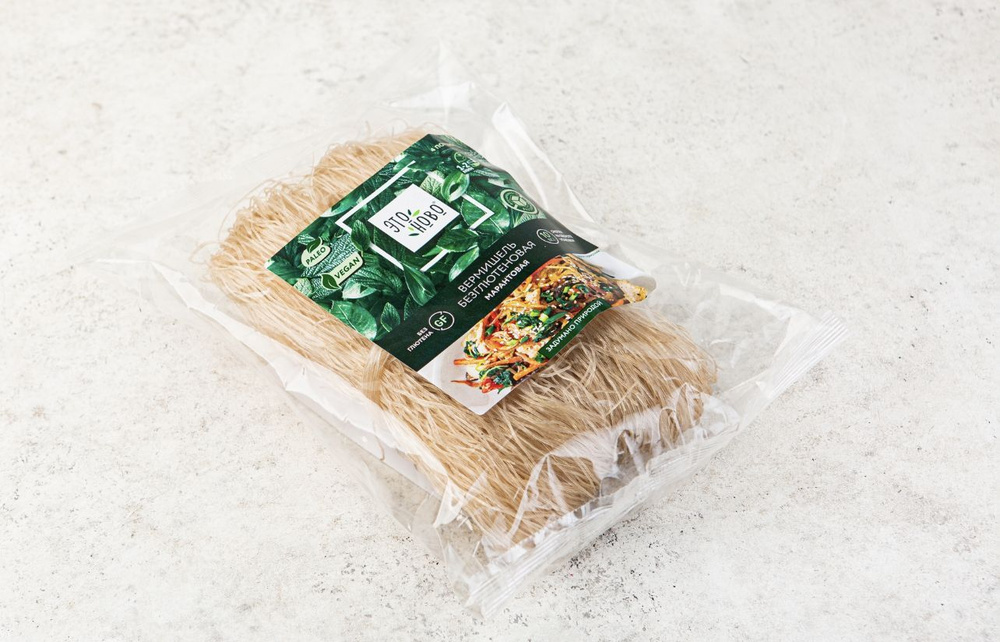 Макароны паста спагетти вермишель без глютена из марантоваго крахмала, 1 шт х 160 гр/Здоровое питание/Здоровая #1