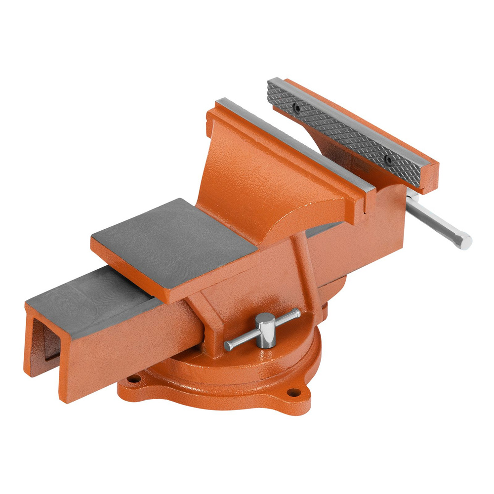 Тиски слесарные, 200 мм, поворотные, с наковальней Sparta - купить по ...