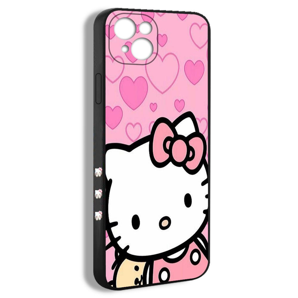 чехол для смартфона Подходит для iPhone 15 Hello Kitty Розовый Рисование  LZA06 - купить с доставкой по выгодным ценам в интернет-магазине OZON  (1266943432)