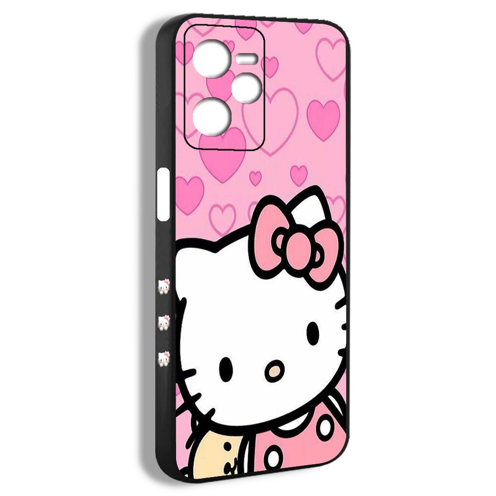 чехол для смартфона Подходит для Realme C35 Hello Kitty Розовый Рисование  LZA06 - купить с доставкой по выгодным ценам в интернет-магазине OZON  (1266944123)