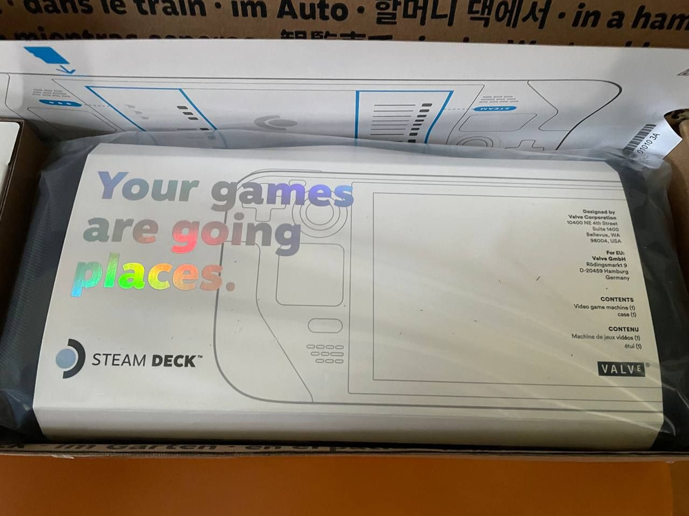 Игровая приставка Valve Steam Deck LCD 2 ТБ SSD с Windows 11 - купить с ...