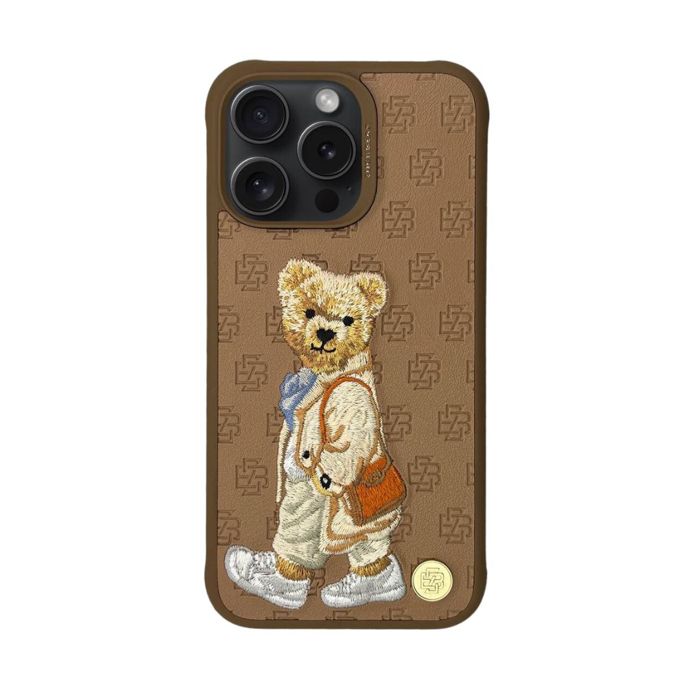 Чехол Zuck Bear Paris Gentleman для смартфона Apple iPhone 15 Pro Max  6.7