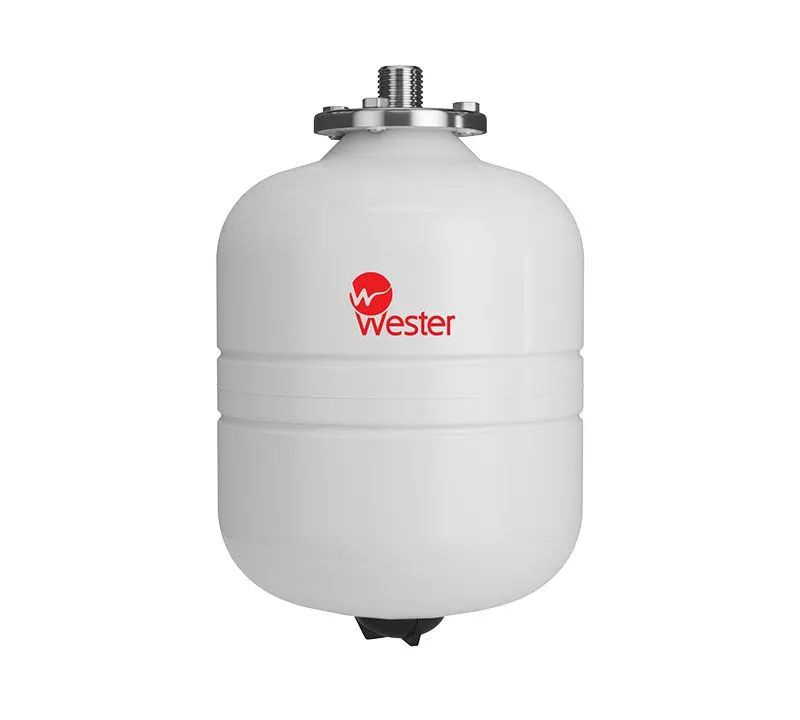 Бак расширительный Wester Premium WDV 8 л, 12 бар, контрфланец из нержавейки, для ГВС  #1