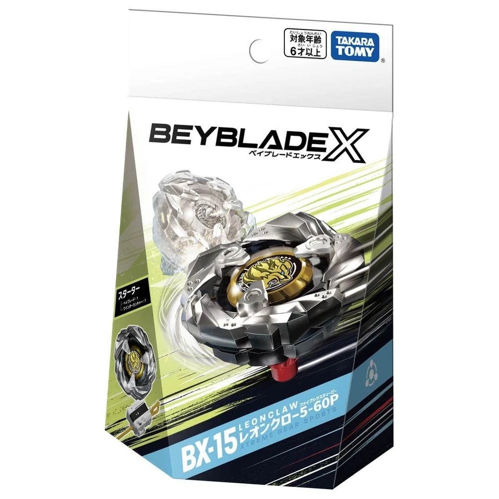 Волчок и запускатель Leon Claw BX15 Beyblade X Takara Tomy