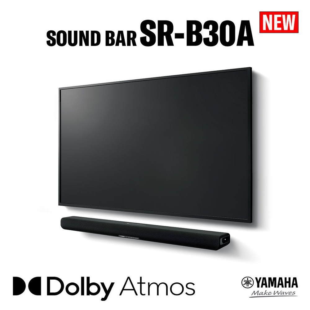 Yamaha SRB30A Dolby Atmos Echo Wall Домашний кинотеатр Bluetooth Audio