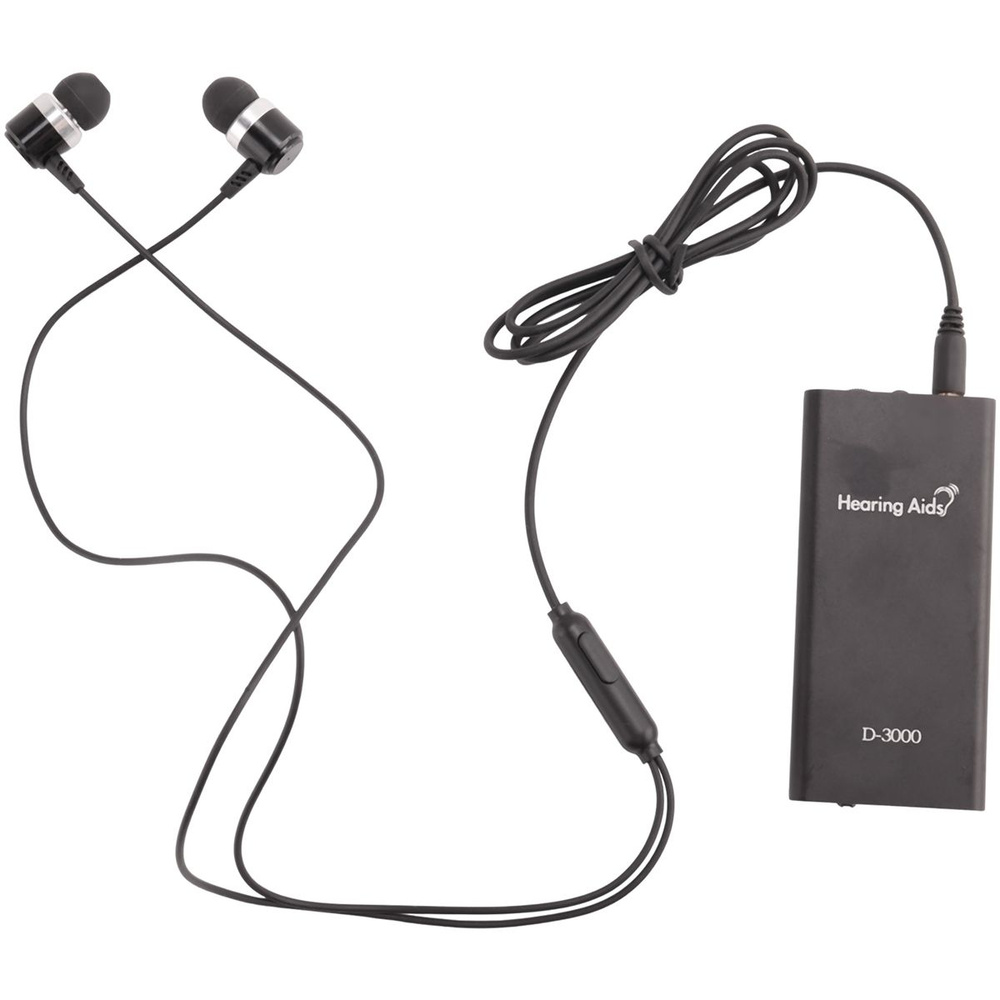 Слуховой аппарат Аккумуляторный ушной усилитель звука для пожилых людей ...