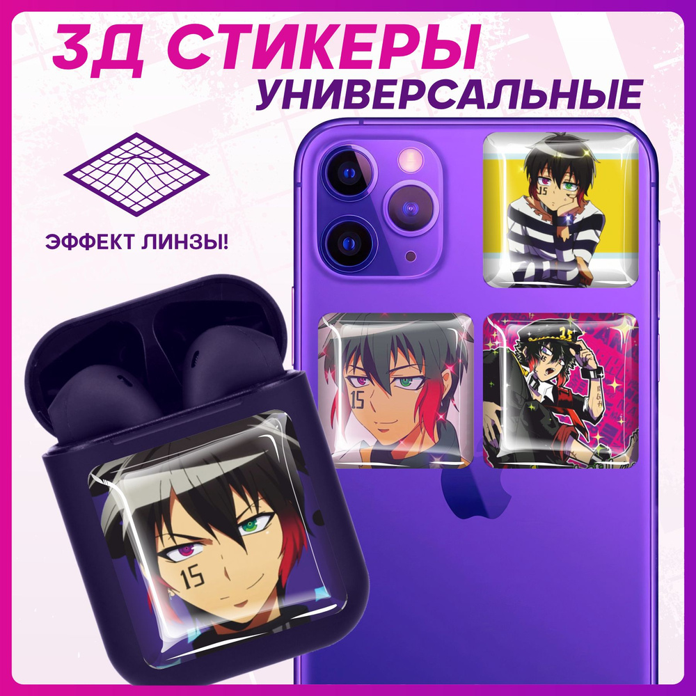 Наклейки на телефон 3D Стикеры Аниме Намбака - купить с доставкой по ...