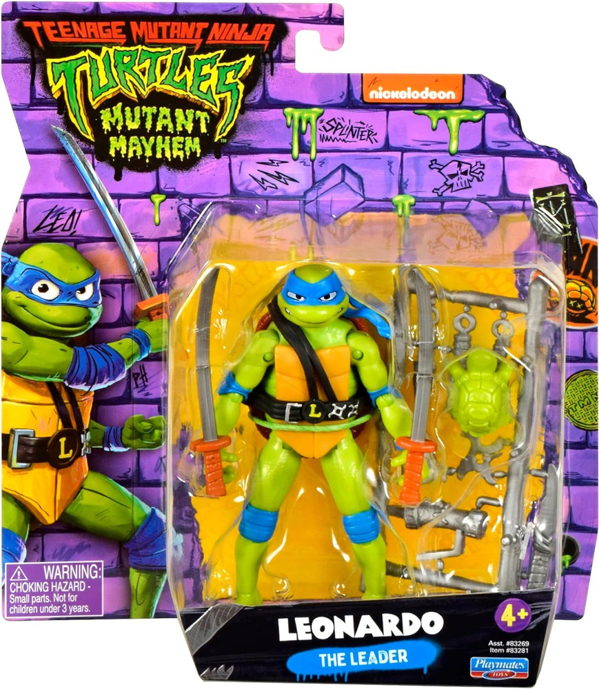 Mutant Ninja Turtles,Игрушки Playmates - купить с доставкой по выгодным  ценам в интернет-магазине OZON (1300806866)