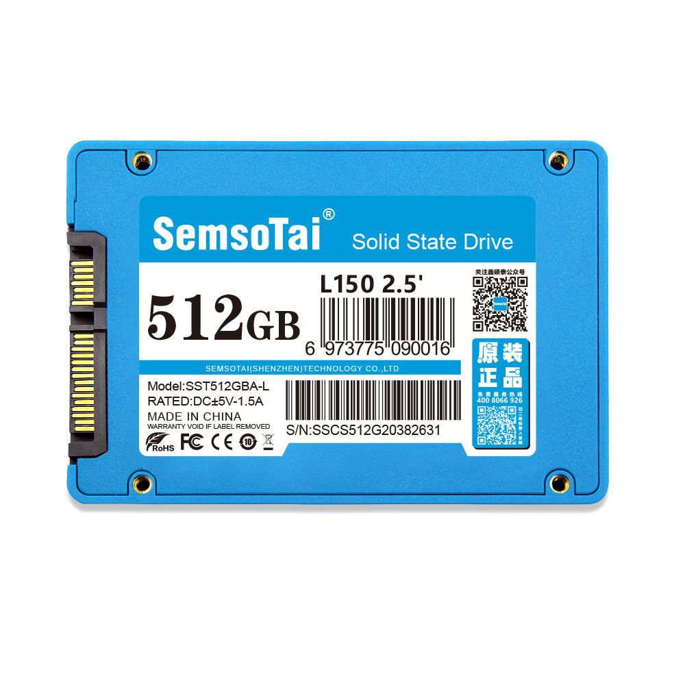 512 ГБ Внутренний SSD-диск SemsoTai SSD 2.5" SATA3 6.0 Gb/s. (0 ...