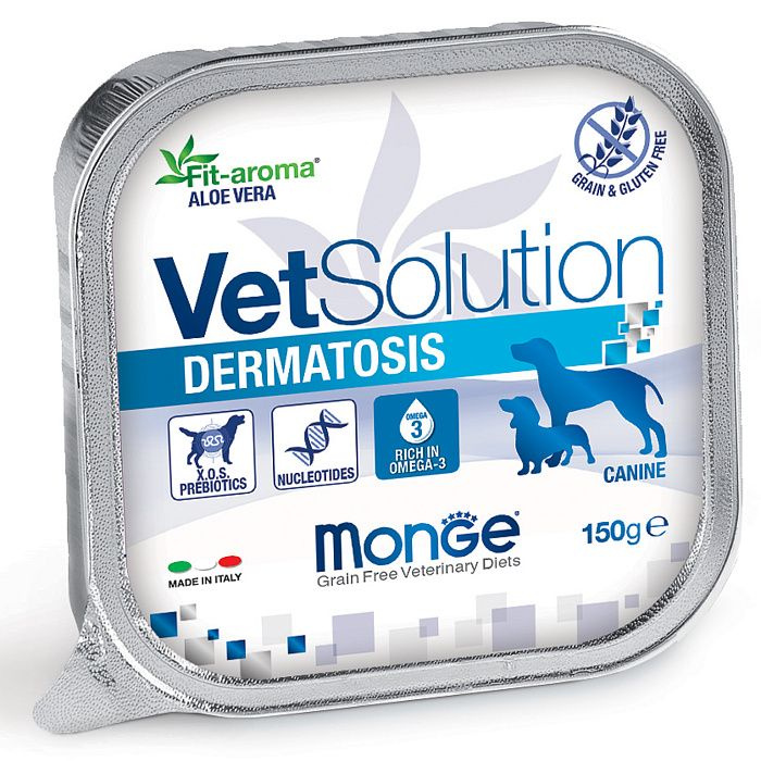 Ветеринарная диета Monge VetSolution Dog Dermatosis Дерматозис для ...