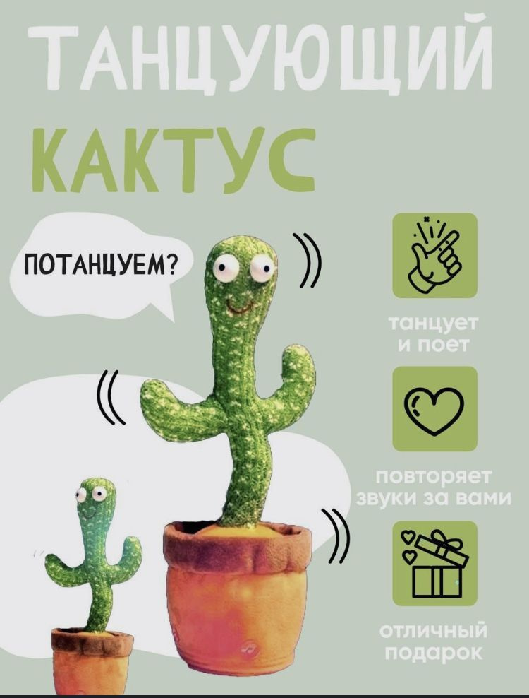 Танцующий кактус - купить с доставкой по выгодным ценам в интернет ...