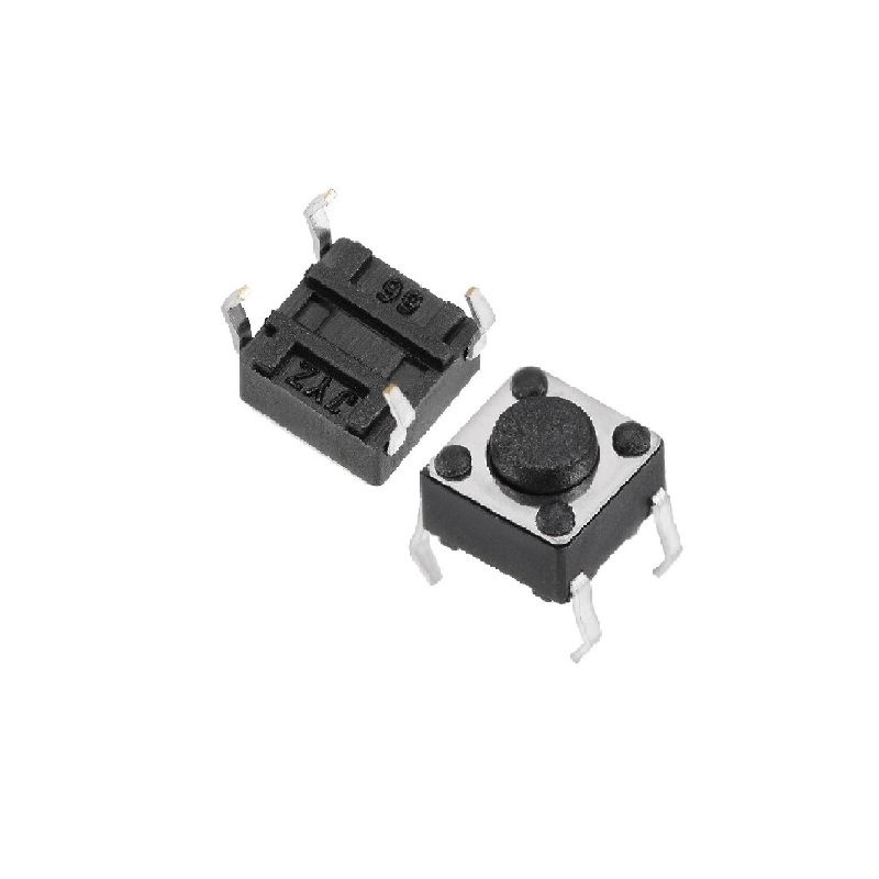 Тактовая микрокнопка / DIP 6*6*5 мм 4 pin / 100 шт - купить с доставкой ...