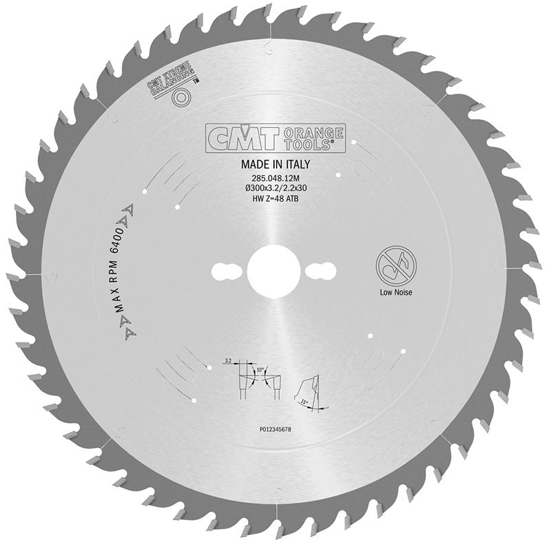 Пильный диск СМТ Италия продольный поперечный рез 250x30x3,2/2,2Z 40  #1