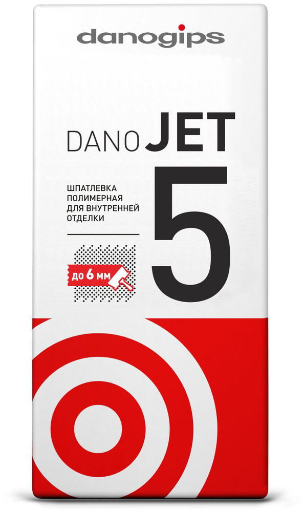 Шпатлевка полимерная Danogips DANO JET 5, 25кг #1