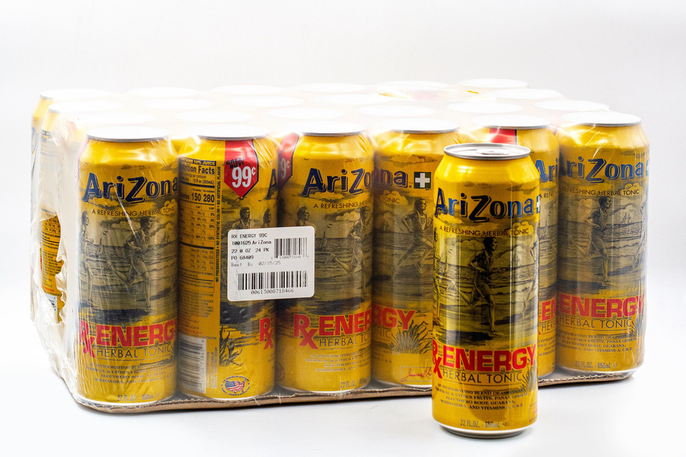 Холодный чай Аризона Энерджи 650 мл / Arizona ENERGY 650 ml Упаковка 24шт.  #1
