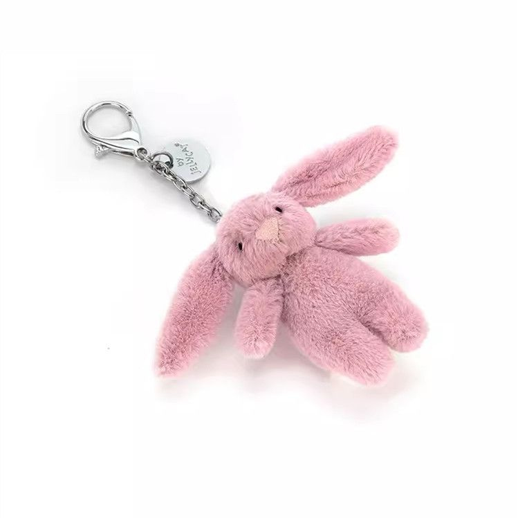 Мягкая игрушка jELLYCAT Брелок Bashful Bunny Tulip Bag Charm 3cm(W)*8cm ...