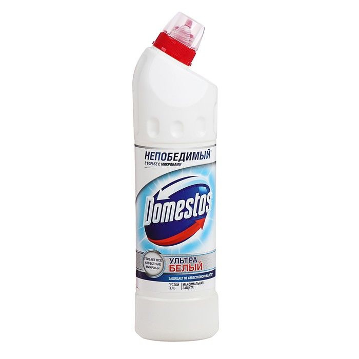 Чистящее средство Domestos для унитаза, Ультра Белый, 750 мл (67604960)  #1