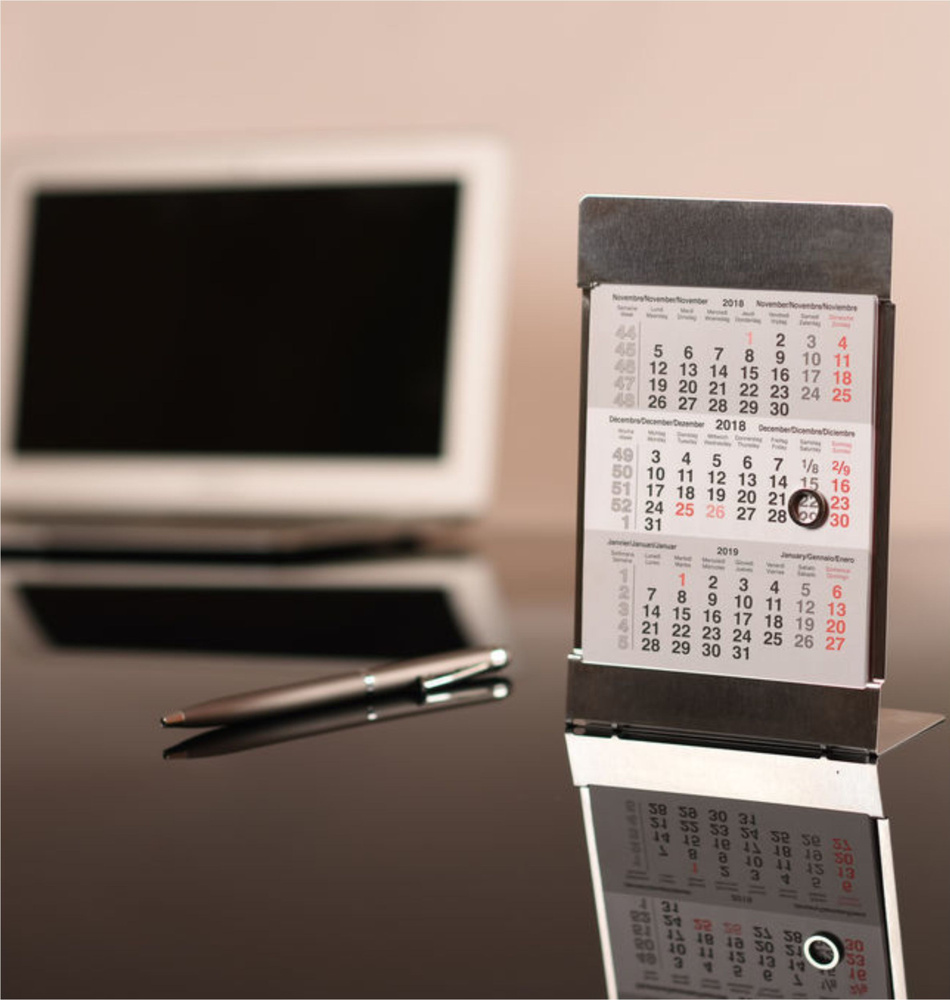Настольный календарь из стали на 2024 и 2025 года - купить с доставкой ...