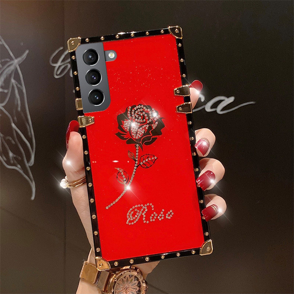 Защитная оболочка смартфона для Samsung Galaxy S24 Series, рисунок розы ...