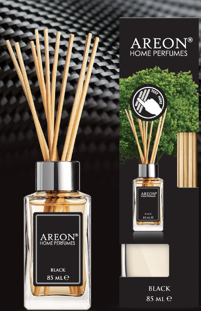 Ароматизатор для дома AREON Home Perfume Sticks 85 ml Black (диффузор с деревянными палочками)  #1