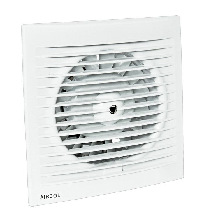 Вентилятор вытяжной осевой AIRCOL/ИБМ 100 для вытяжки в ванную комнату кухню туалет бытовой 220в  #1