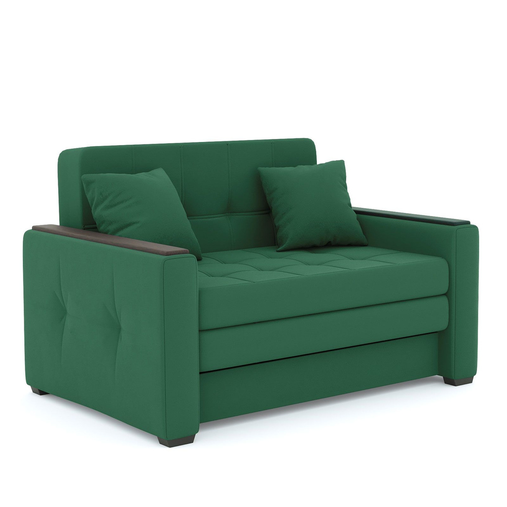 Диван-кровать Диван Этро люкс с накладками, механизм Односекционный МТД ...