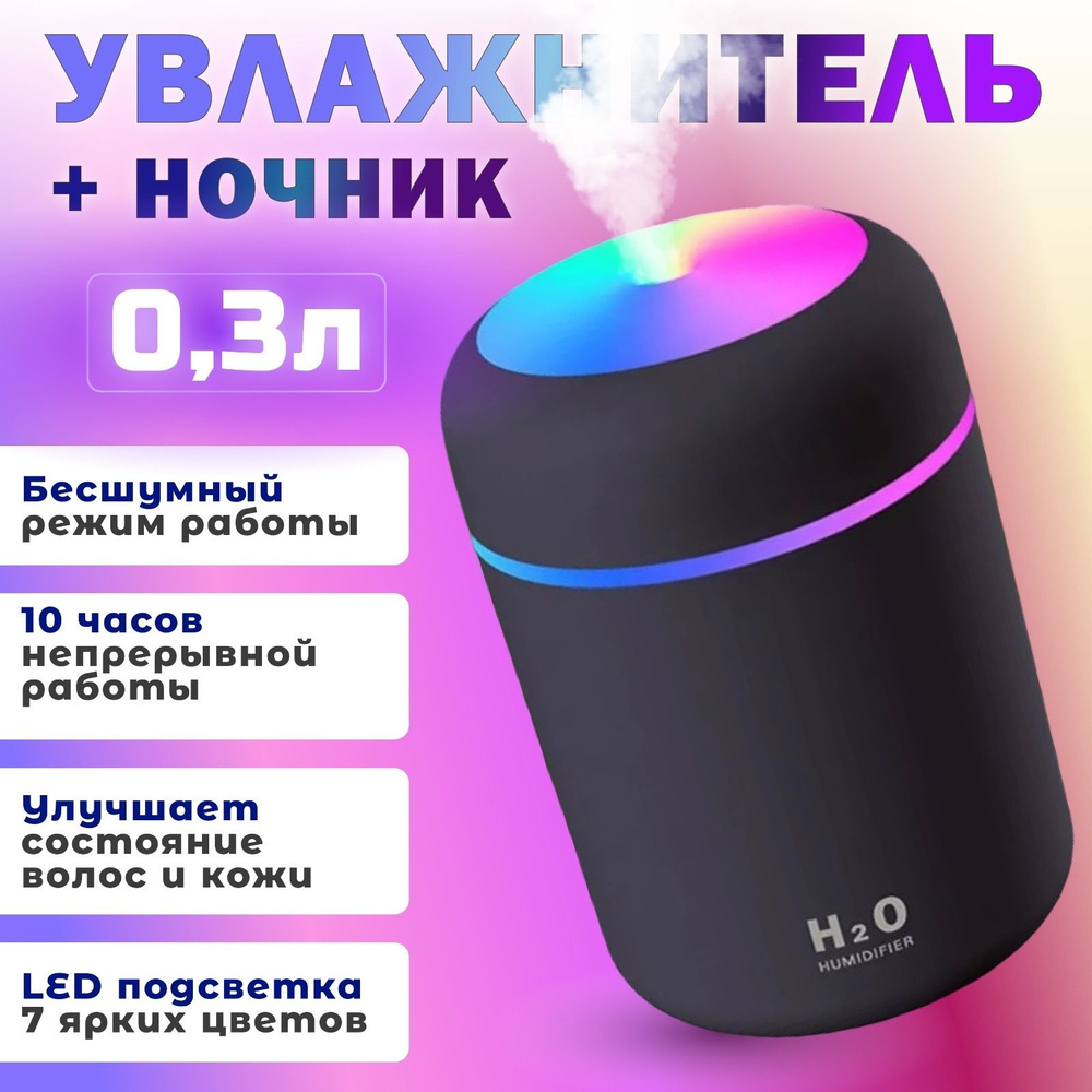 Humidifer Увлажнитель воздуха Увлажнитель воздуха Humidifier H2O, серый ...