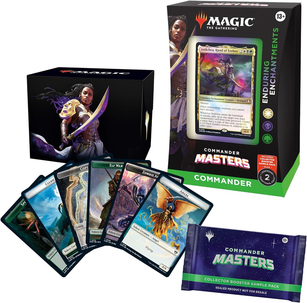 Настольная игра Magic: the Gathering - Колода формата Commander выпуска  Commander Masters - Enduring Enchantments (на английском языке) - купить с  доставкой по выгодным ценам в интернет-магазине OZON (1373371899)