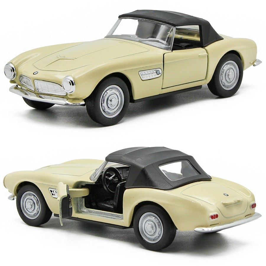 Машинка металлическая Welly 1:39 BMW 507 Soft Top (БМВ Софт Топ)  инерционная, двери открываются / Бежевый - купить с доставкой по выгодным  ценам в интернет-магазине OZON (972557702)