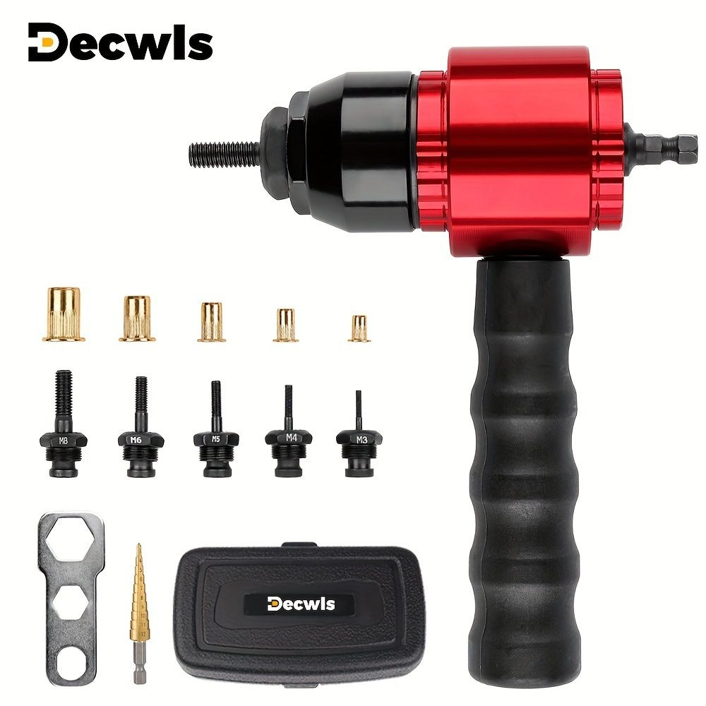 M3 M4 M5 M6 M8 Адаптер для заклепочного пистолета,Домашний обратный ...